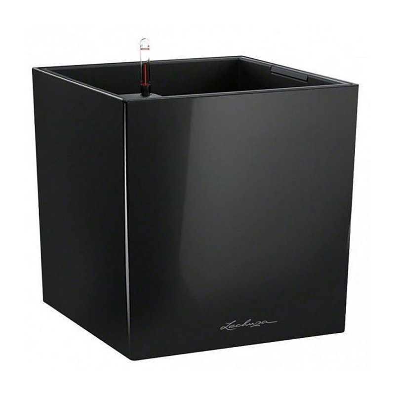 Pot Planter, 50cm H x 50cm W x 50cm D, Black