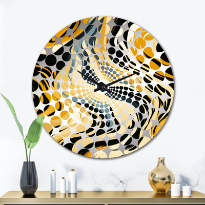 Horloge murale abstraite