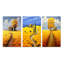 Cottage Countryroad Golden Blossoming Fields I - ensemble de 3 reproductions-800314669-800314658