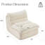 Canapés modernes en métal, fauteuil beige compact pour le salon et le bureau