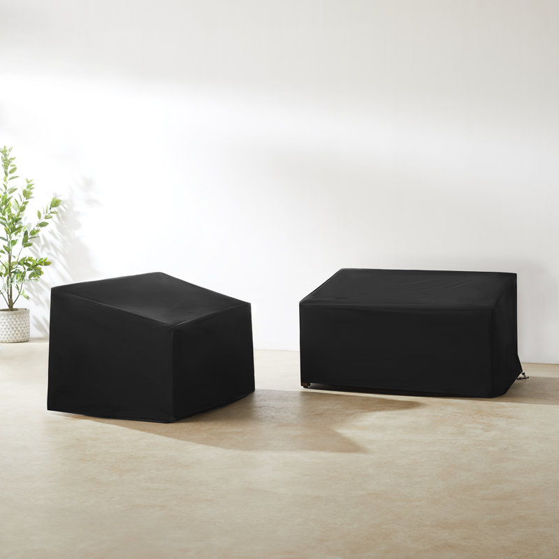 Furniture Covers Outdoor Conversation Set Cover, Black
