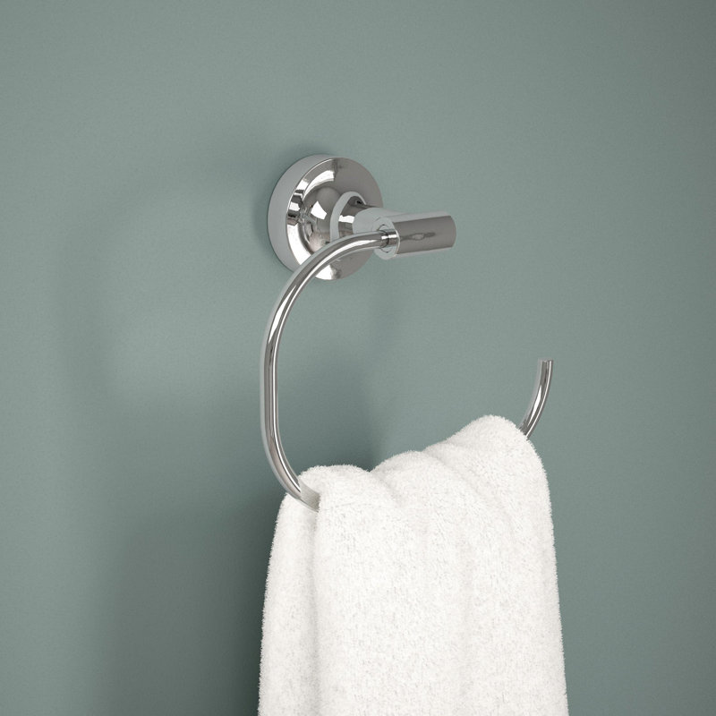 Anneau à serviettes rond Voisin, Chrome poli