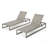 Outdoor Chaise Lounge Set Of 2 With Adjustable Aluminum Frame And PVC-coated polyester Mesh Seating For Ultimate Comfort And Durability-1692717918