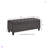 Upholstered Tufted Button Storage Bench-1621079637