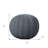20" Beige Cotton Round Pouf Ottoman-2101330366
