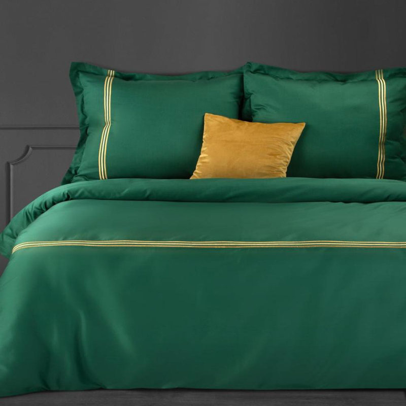 Gauti Cotton Solid Colour Duvet Cover Set with Pillowcases Included, Kingsize - 2 Pillowcases (70 x 80 cm)