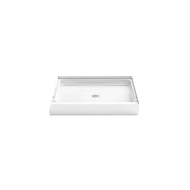 GUARD+42" X 34" Vikrellshower Base, Center Drain
