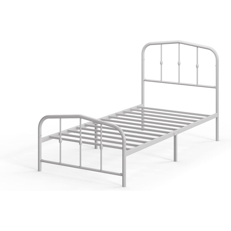 Structure de lit August Grove® Bronty, Lit simple