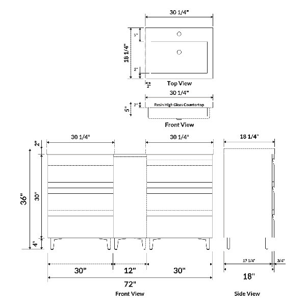 Dimensions du produit