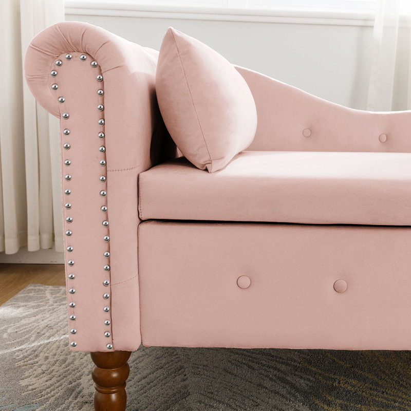 Chaise longue moderne Modern Living, Rose