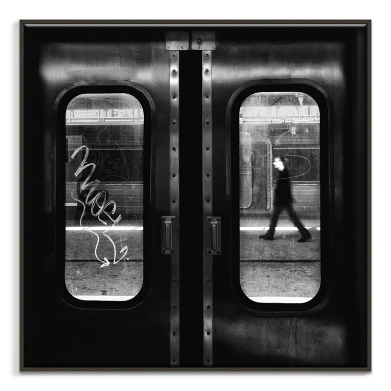 Print on Canvas, Black, 76cm H x 76cm W