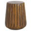 Side Table With Tree Design, 16.9" High, Brown Wood Grain, For Patio, Garden And Living Room Use Outdoor Indoor Table, Ideal Various Scenarios