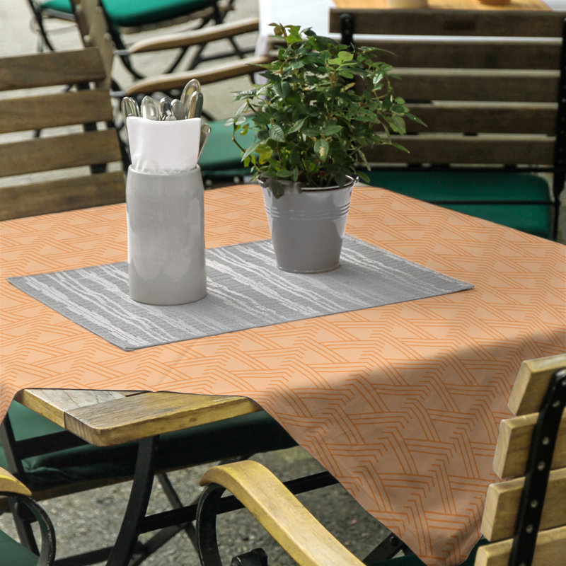 Classic Zig Zag Tablecloth, Orange