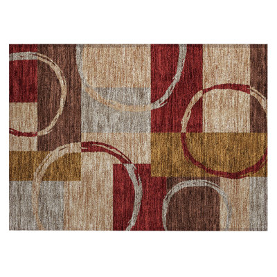 Aleh Area Rug with Non-Slip Backing