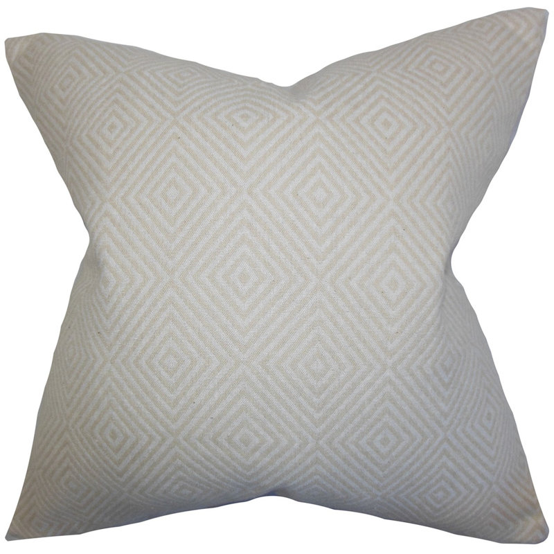 Coussin narva géométrique, 20 po x 20 po, Duvet