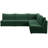Ensoll Velvet L-Shaped Sectional Reversible-1496889978