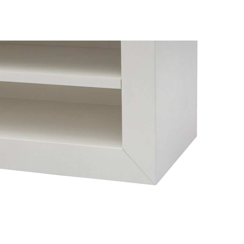 Cydney Unfinished TV Stand for TVs up to 42", White