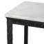 Console en marbre HAMmered Iron 78 po