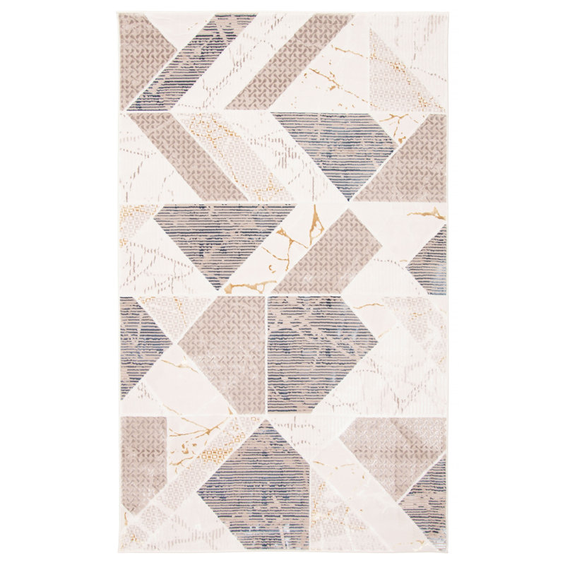 Paige Ivory Rug, Rectangle 5' x 8'