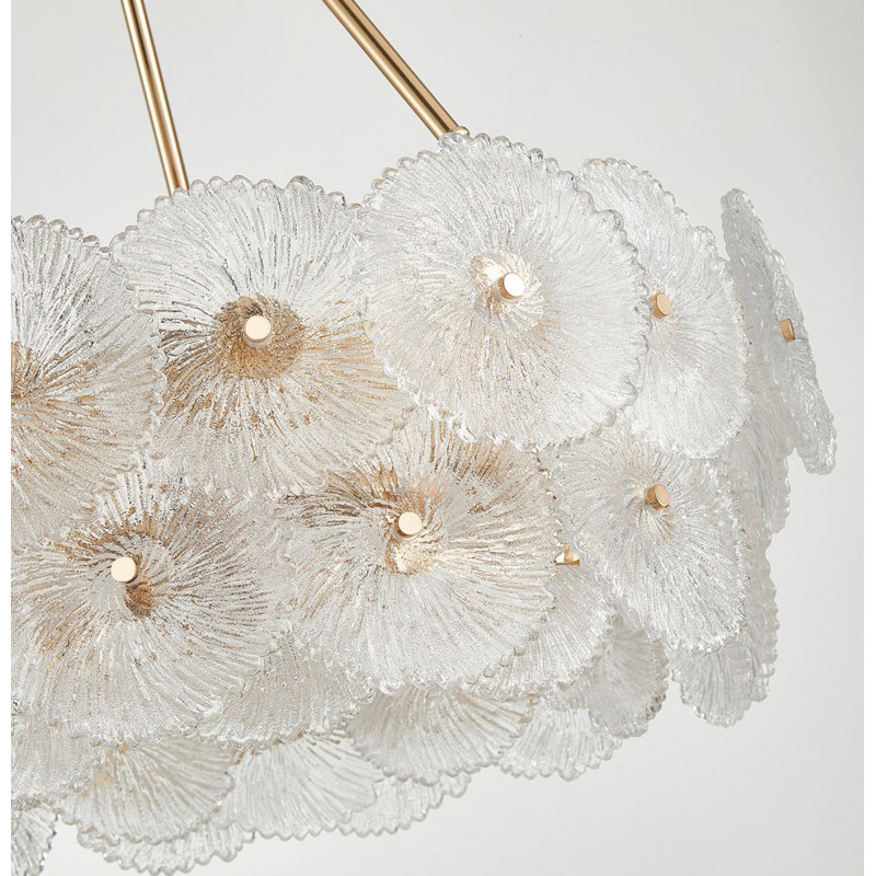 Bloom 18 - Light Dimmable Drum Chandelier