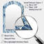 Windy Blue Tree Beauty III - Blue Traditional Arch Wall Mirror-562098244