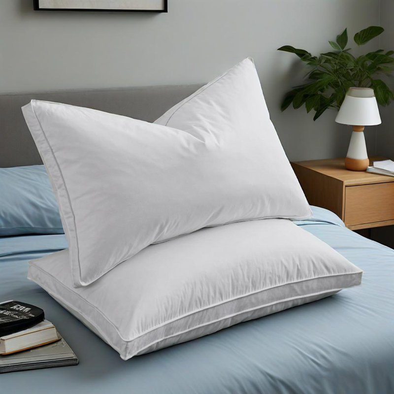 Oreiller en duvet de plumes, Grand lit