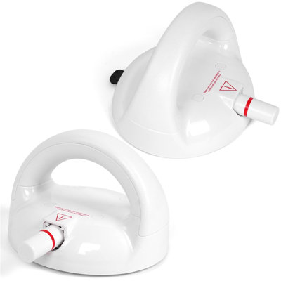 Hosler Suction Bathroom Grab Rails, 2 Pcs Safety Shower Handle With Suction Cup, Suction Grab Rail Shower Support Handle, Portable Grab Bars, No Drilling Needed For Elderly And Disability Aids