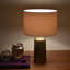 Lancashire Cotton Ticking Stripe Drum Lamp Shade ( Easy Fit ) -1687515397-1687549047