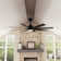 72.7" 8 Blade LED Standard Ceiling Fan DC Motor With Remote Control And Light