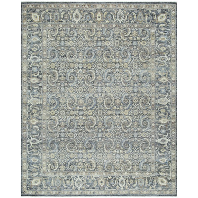 Rectangle Khorasan Wool Area Rug