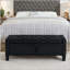 Banc de rangement avec repose-pieds et capitonnage-129894721-129894724