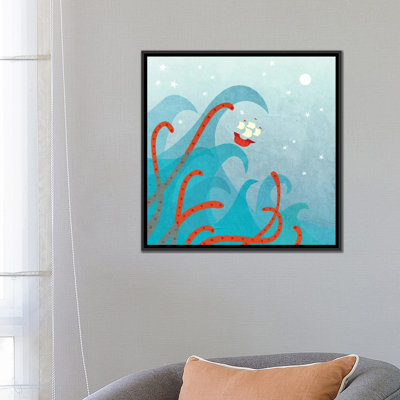 «A Bad Day for Sailors» par Nic Squirrell - impression d'art graphique