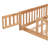 Floor Bed With Door,Solid Wood Platform Bed Frame With Fence,Suitable For Children,Pine Wood-456748301-456748400