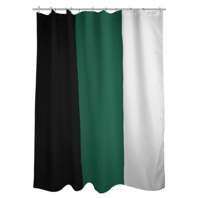 Striped Shower Curtain with Liner Included