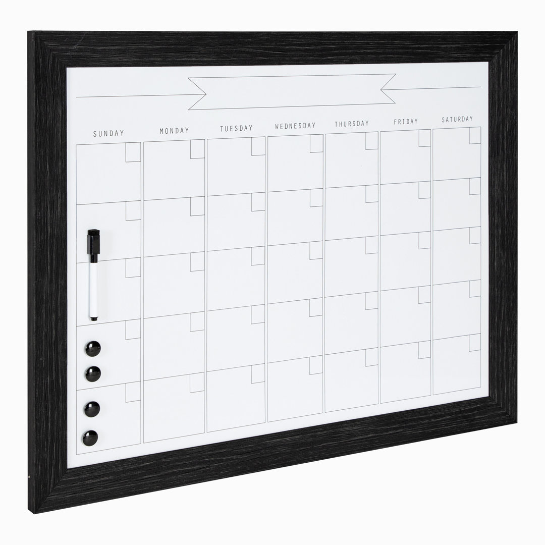 Magnetic Metal Dry Erase Board Union Rustic