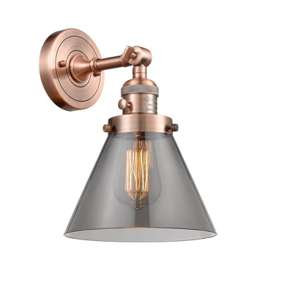 Cone 1 Light Sconce
