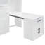 Lit escamotable simple simple avec placard, tiroirs et bureau - Lit pliant compact pour économiser de l'espace