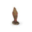 Statue de femme cardinal perché sur une souche