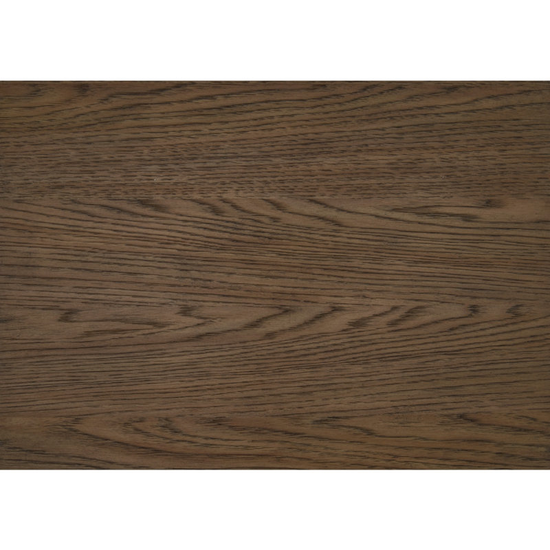 Table de bout Bly, plateau rond, base en X, brun clair transitionnel 20 po
