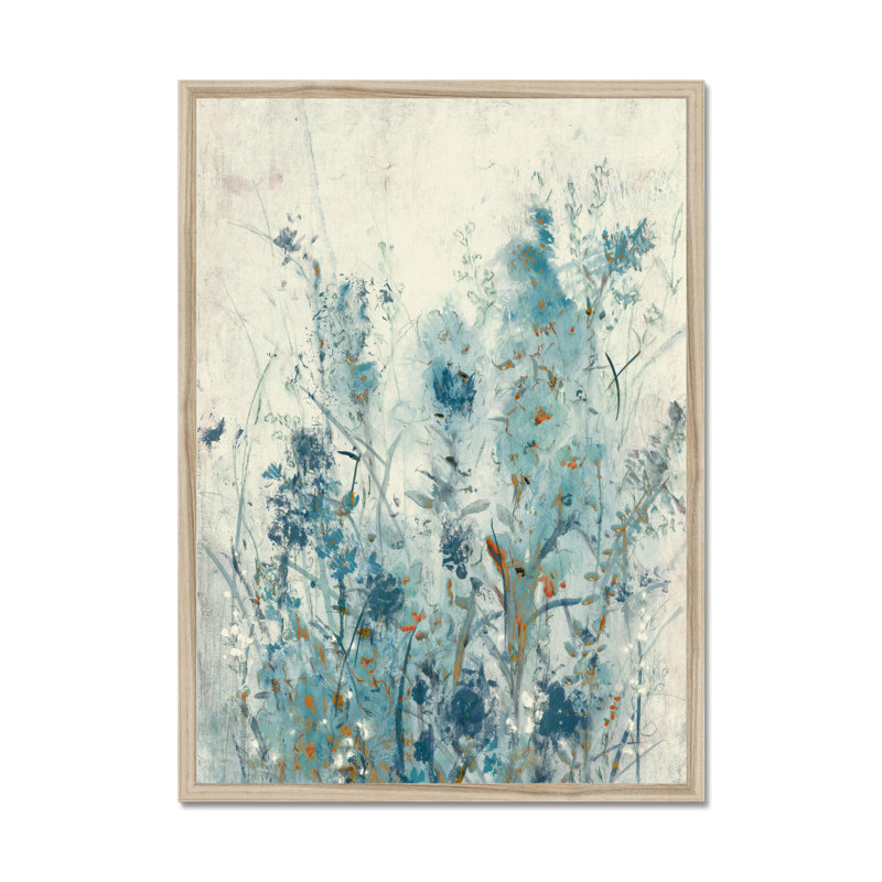 Blue Spring II by Timothy O' Toole - Painting, 34cm H x 24cm W, Natural Wood Single Picture Framed Paper