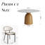 Table de salle à manger moderne en pierre frittée moderne avec chaises de cuisine en cuir PU pour 2/4/6-1833356771-1833356792-1833356795