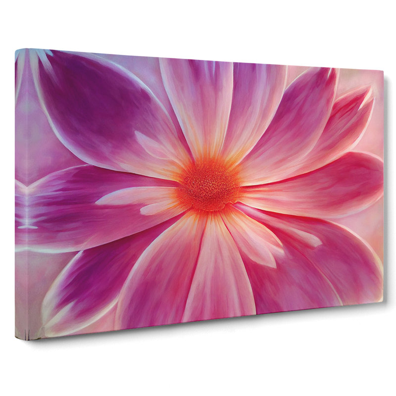 Daisy Flower - Wrapped Canvas Print, 35cm H x 50cm W x 3cm D