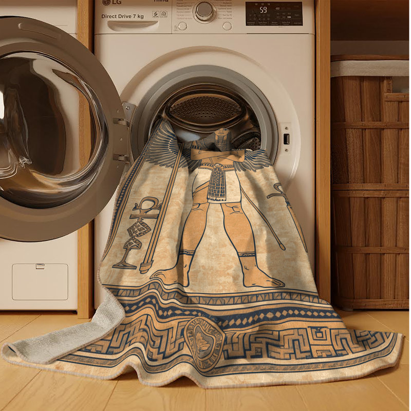Tapis oriental traditionnel brun / beige lavable à la machine Elida Osiris, 3 X 5