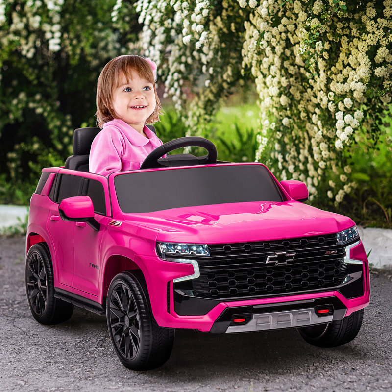 12V White Electric Ride-On Car with Remote Control