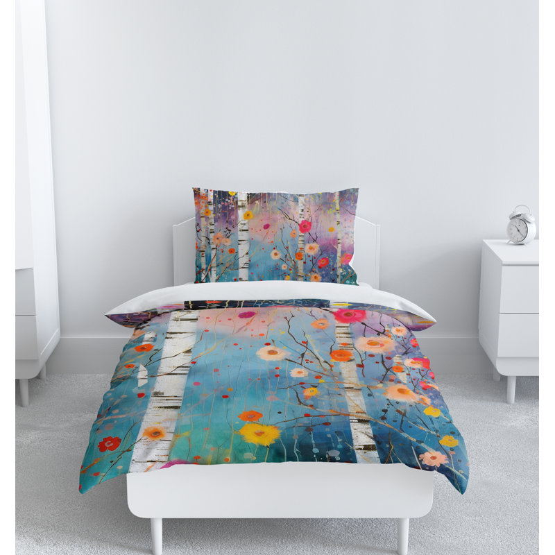 Modern & Contemporary Duvet Cover, Queen Duvet Cover + 2 Queen Shams