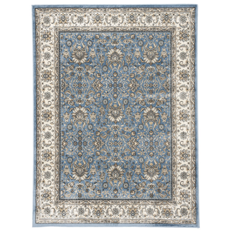 Tapis oriental à motif de viscose Carolus