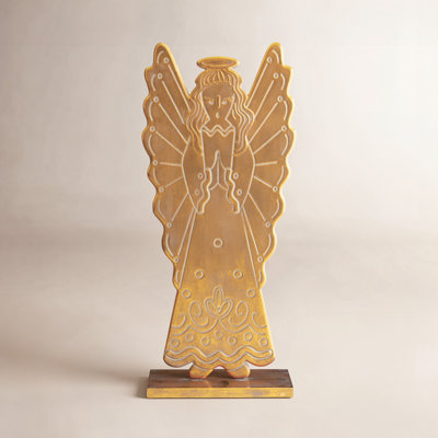 ANTIQUE GOLD ANGEL