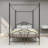 Tardun Metal Canopy Bed-591481702-591481701