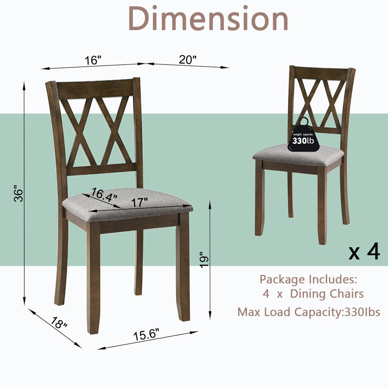 Chaises de salle à manger en bois