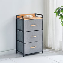 Dormify Cassie Charging 4-Drawer Storage Unit - Grey